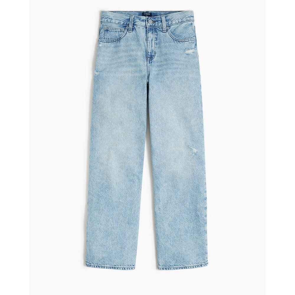 J. Crew '90s vintage baggy jean Clear Light Blue Wash Size 31 NWT BX556 - Picture 6 of 9